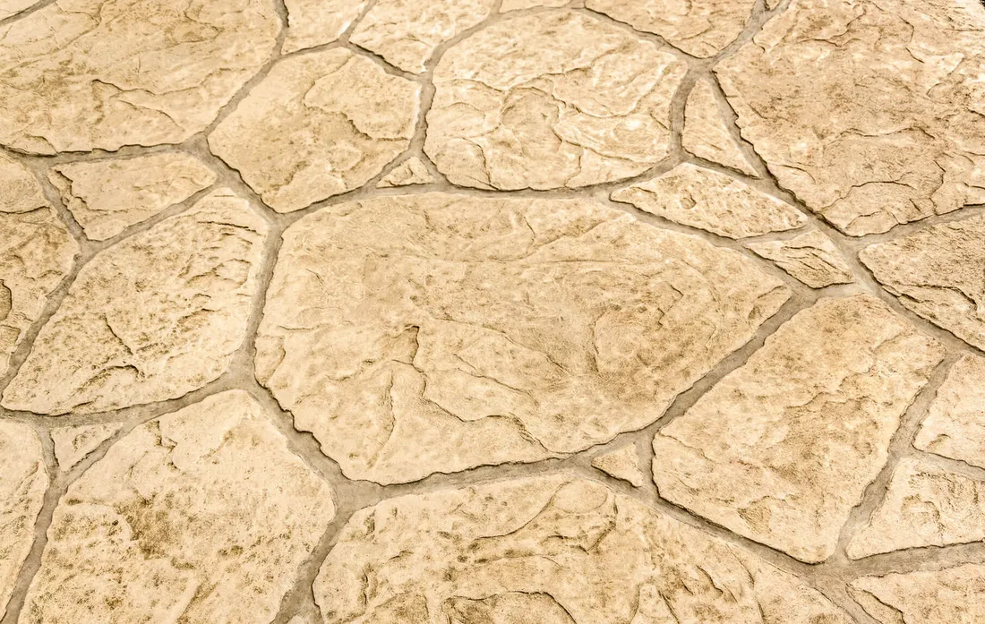 Appalachian Flagstone stamped concrete pattern
