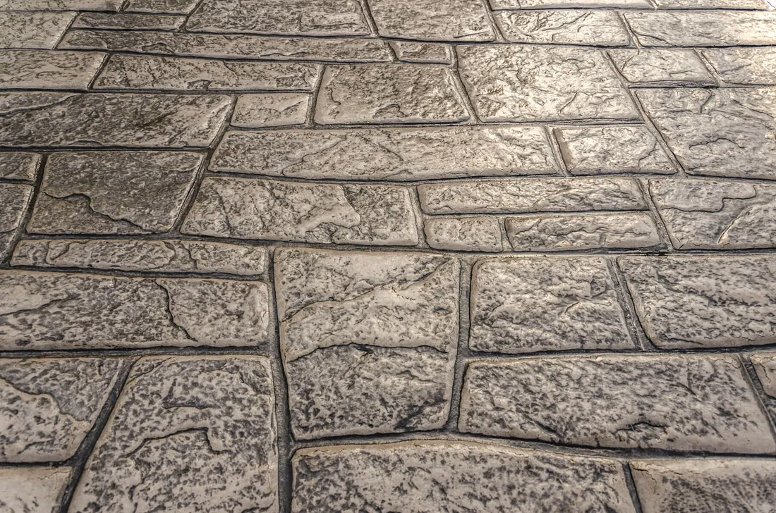 Dublin Cobble stamped concrete pattern