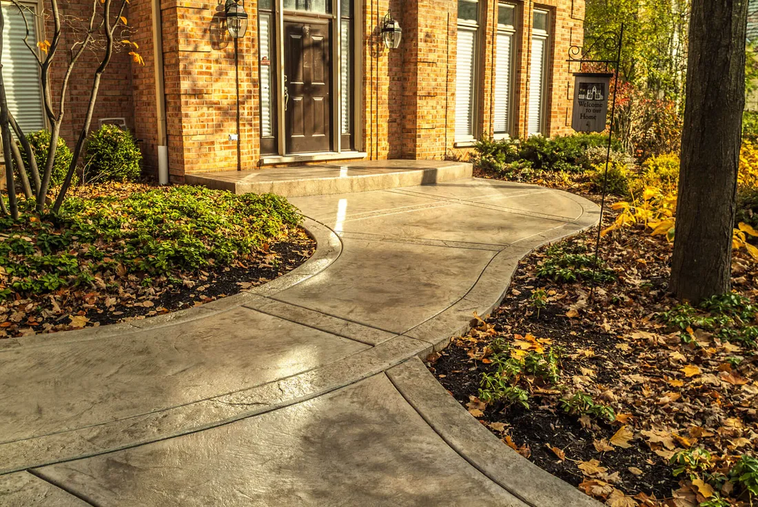 Italian Slate Texture stamped concrete pattern