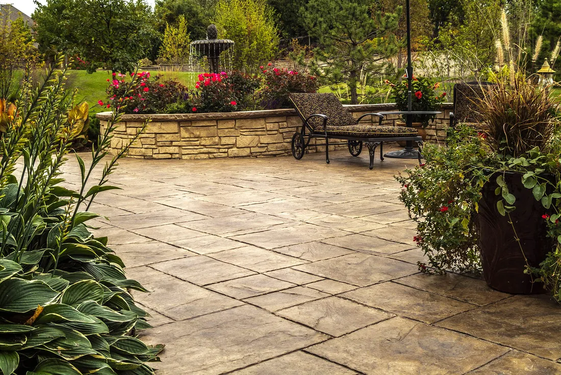 Majestic Ashlar stamped concrete pattern